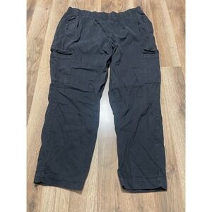 Gap Pants, Men's Size XL, Black, Pull On, Cargo Pants, Straight Leg